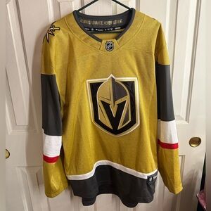 Vegas Golden Knights gold Fanatics branded jersey